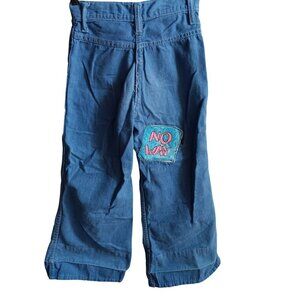 7 19x21 Vintage 1970's Girls Jeans Flappy Soft Denim Bellbottom Hippy Jeans